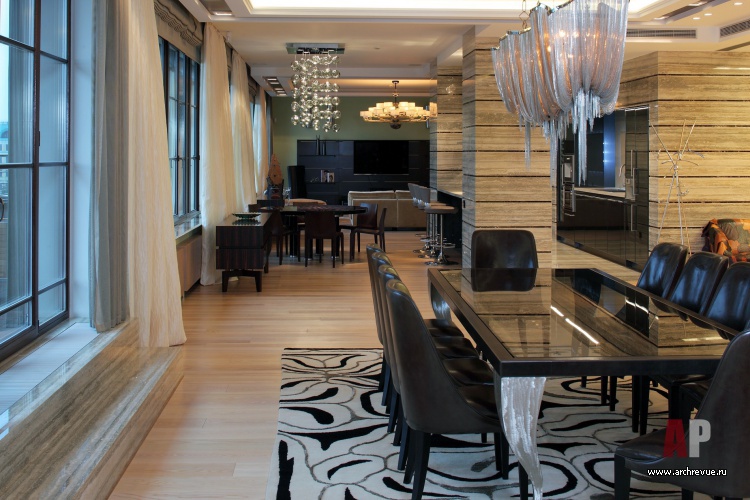 带全景窗的公寓室内设计丨Кулиш Дмитрий,Карпова Анна等-7