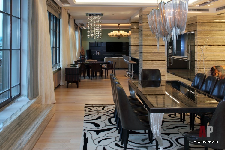 带全景窗的公寓室内设计丨Кулиш Дмитрий,Карпова Анна等-7