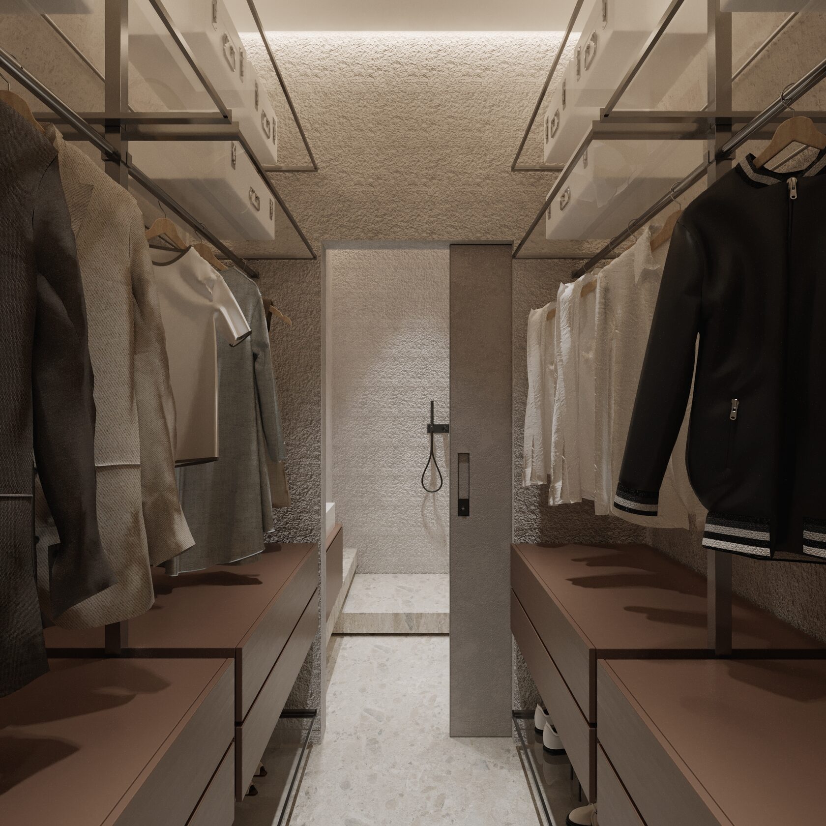 86㎡中性色系公寓设计 既高级又优雅！-18