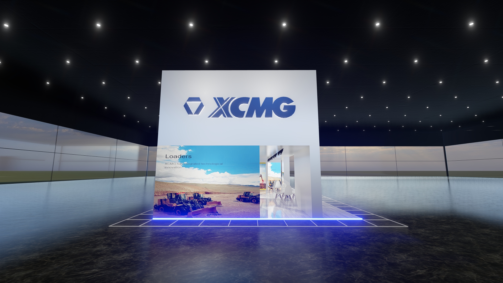 XCMG BOOTH DESIGN-1