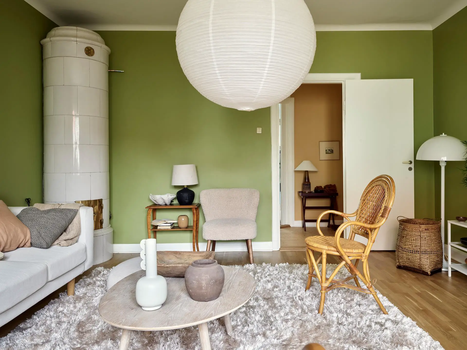 百年瑞典公寓的炫彩生活空间-7