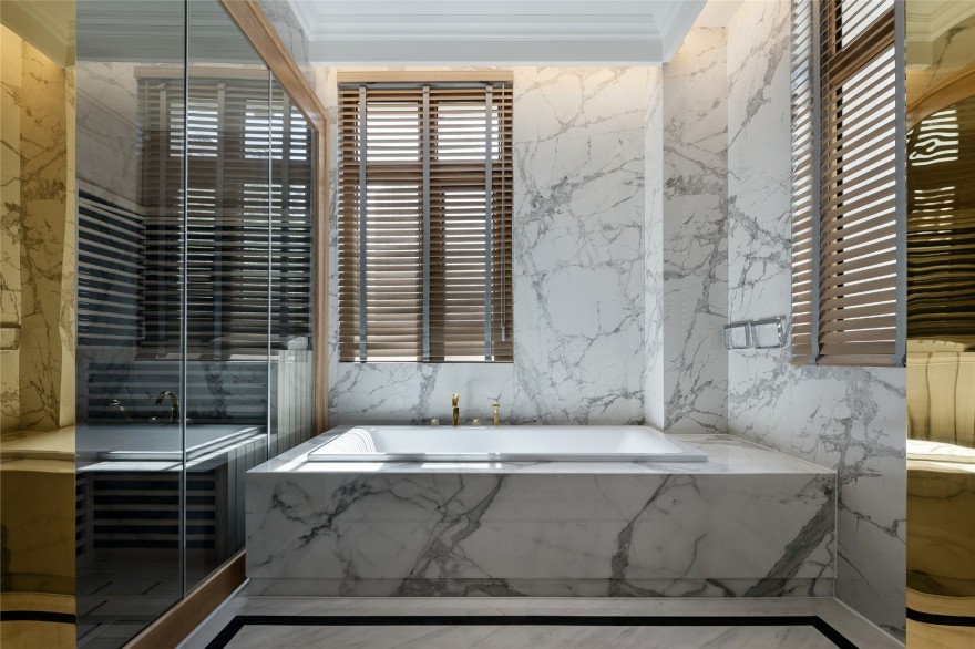 天津法式轻奢别墅,1800㎡现代顶奢大宅的精致解读-47