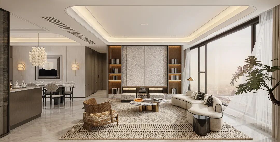 轮渡湾海洋经济活力区年青力社区项目（海岸天珺）丨中国青岛丨方案北京大象建筑设计,施工图青岛市民用建筑设计院-11