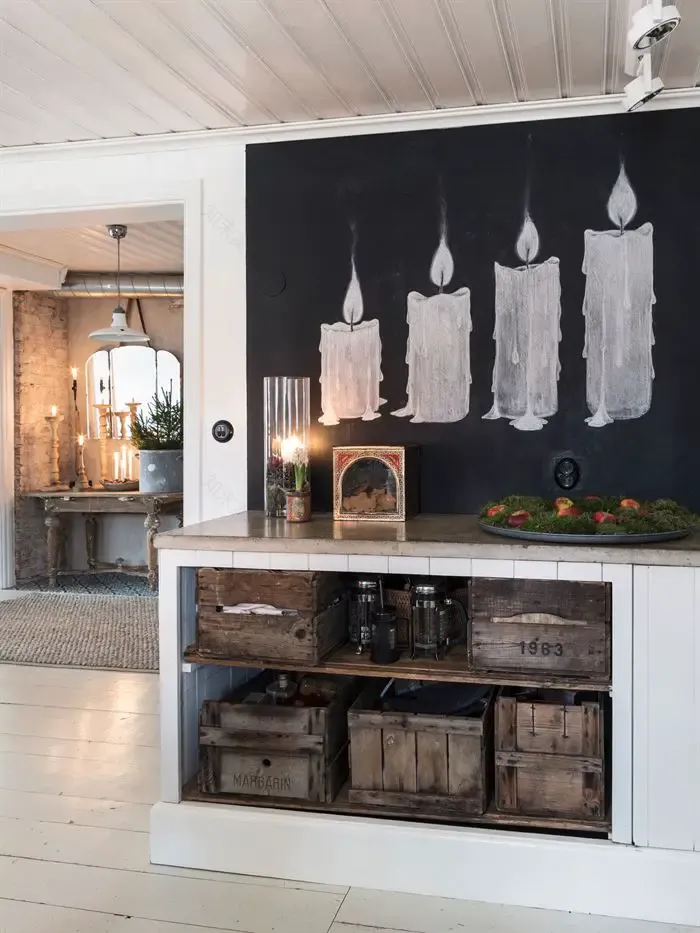 自然回收的北欧圣诞之家-11