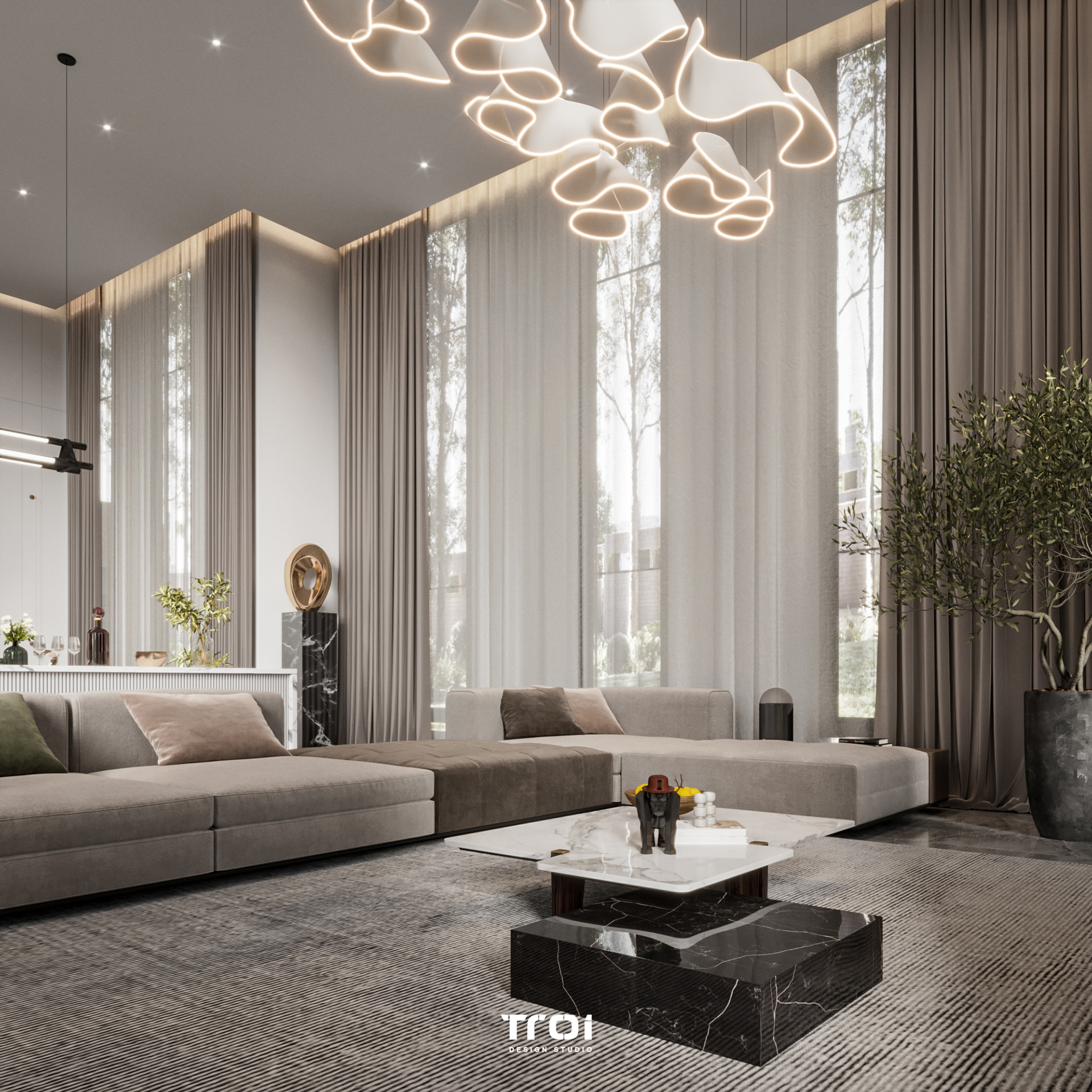 Dining Hall 室内设计丨Troi Design Studio-12