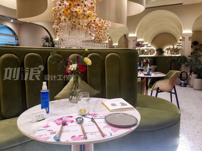 网红餐厅设计 西餐厅 花园餐厅 餐饮设计公司 商业设计-13