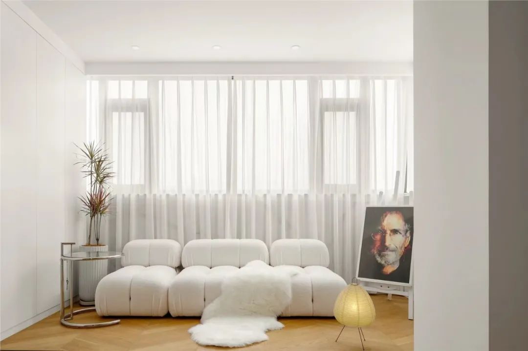 纯白++木色,打造舒适惬意的顶楼复式丨中国南京丨山舍建筑设计-13