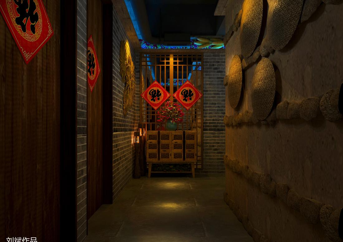 大连福记餐厅设计 | 精致公共空间与卫生间美学-11