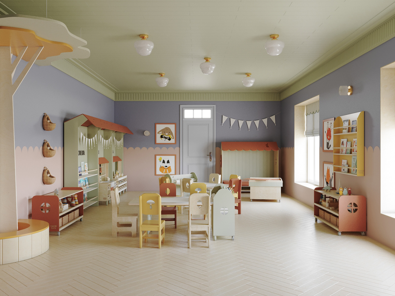 私立幼儿园的班级丨俄罗斯莫斯科丨Anastasia Ferreira-5