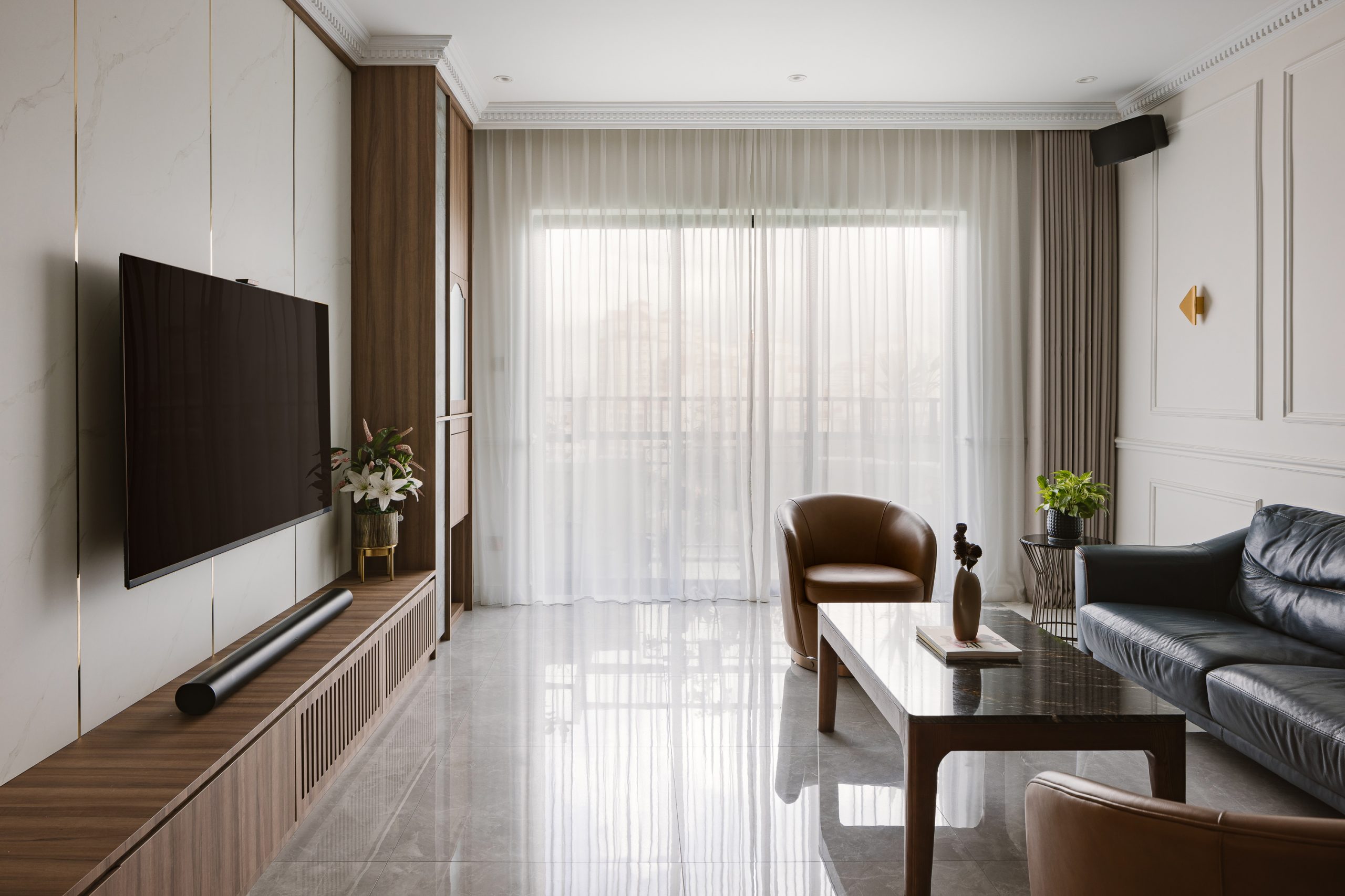 Costa Rhu 2卧室公寓室内设计丨新加坡丨The Interior Lab-10