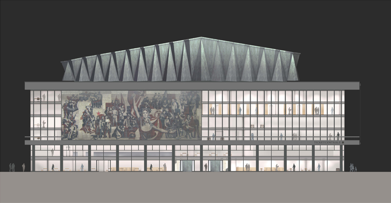 Kulturpalast,Dresden(德累斯顿文化宫殿)丨德国德累斯顿丨Jan Kleihues(扬·克莱休斯)-2