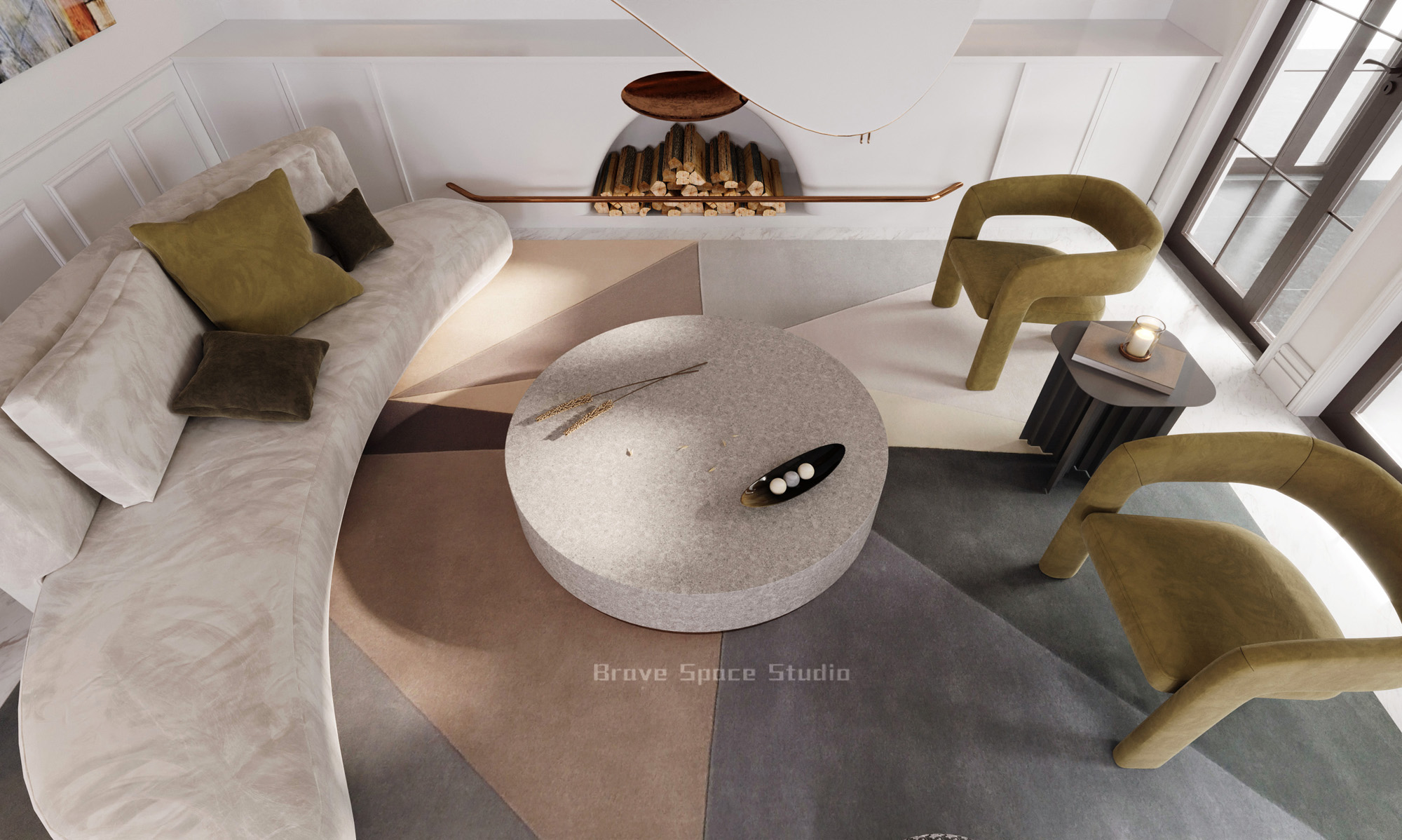 极致现代风公寓设计-7