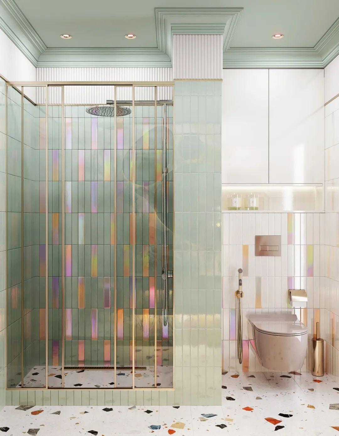 现代轻奢风的居住空间-74