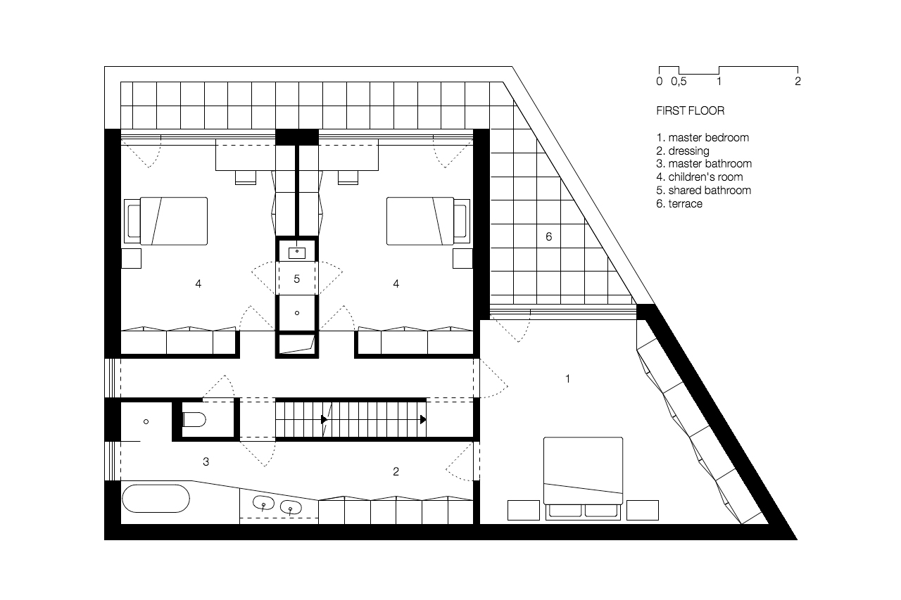 比利时布鲁塞尔混凝土独立住宅，内外一致的极简美学-23