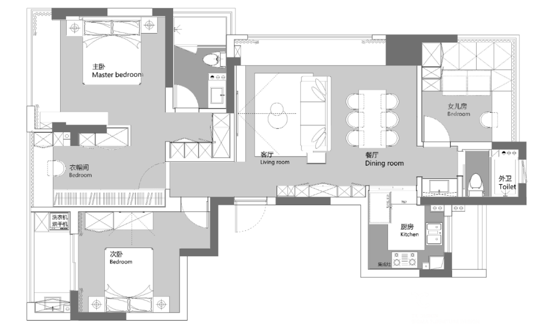 现代简约,温馨宜居的和昌府之家-9