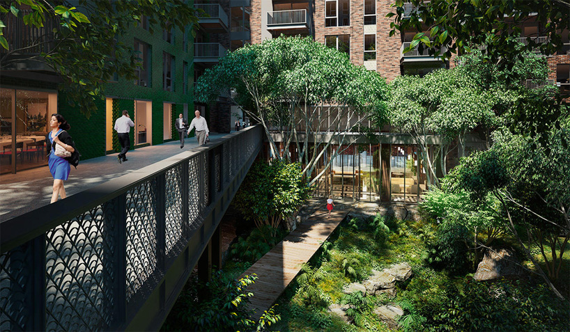 玻璃泳池凌空飞架 伦敦公寓大楼-3