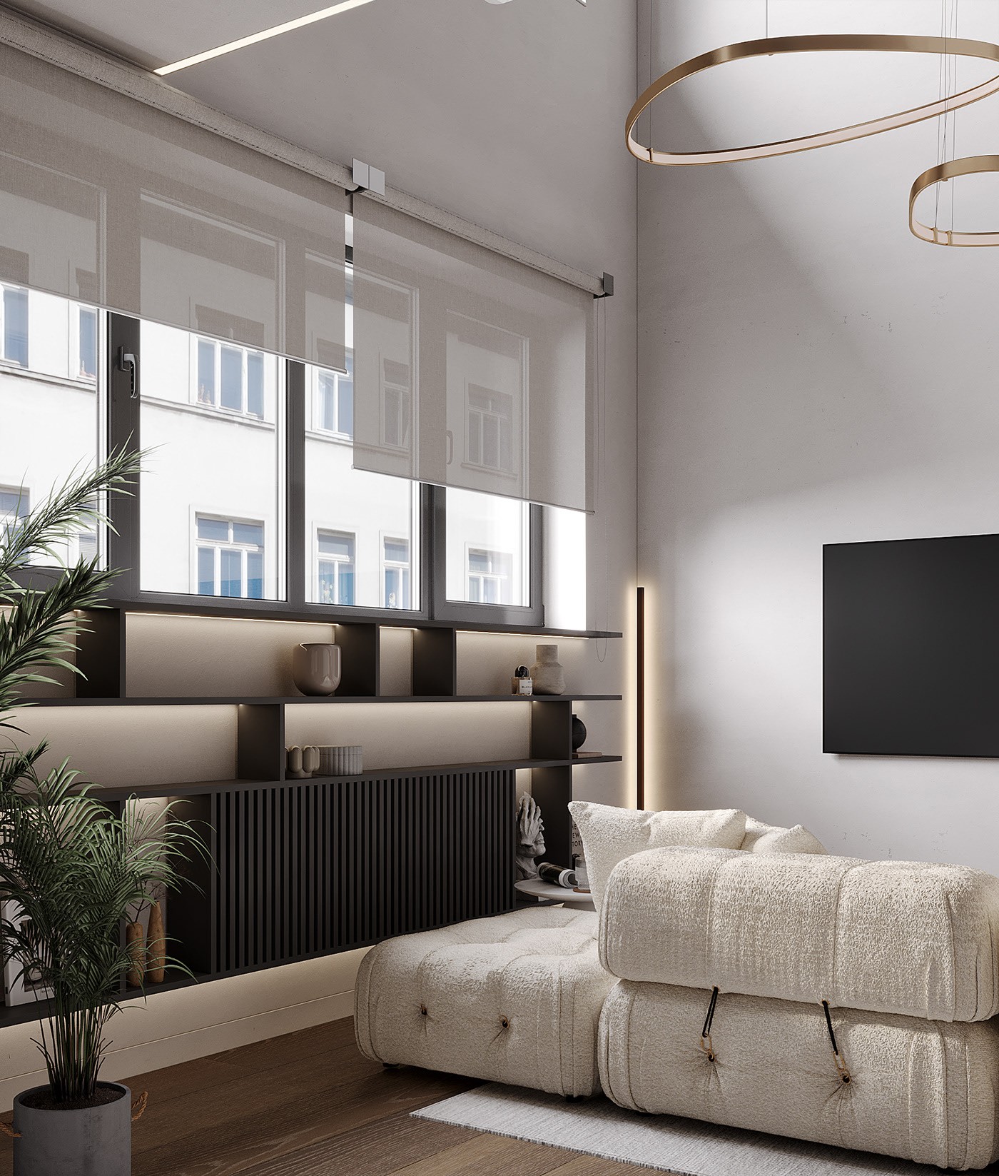 48㎡复式小空间公寓设计-9