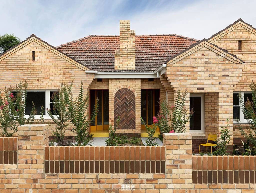 澳洲墨尔本与众不同的装饰艺术风格砖砌住宅-0