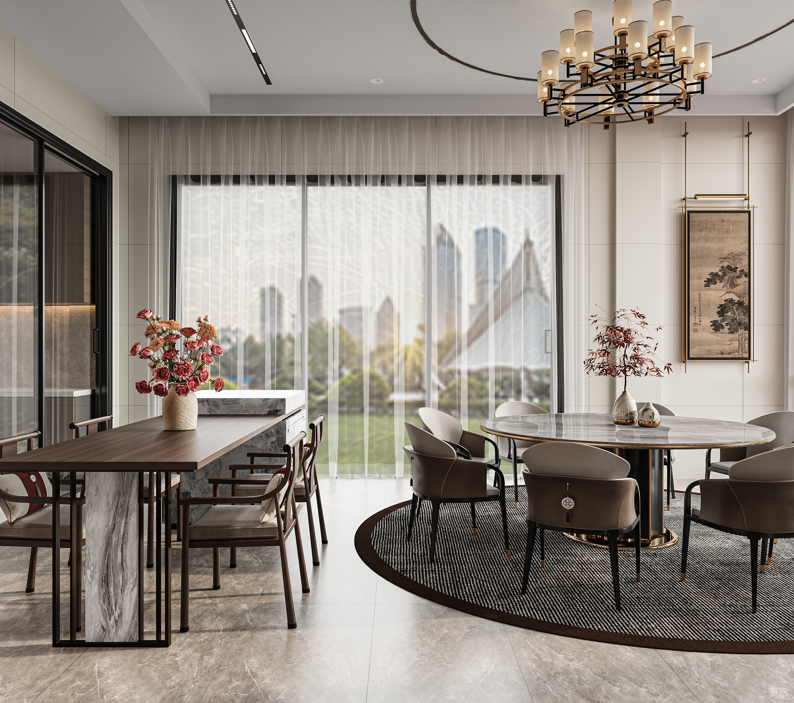 中式豪宅，大户人家的桃花源！-7