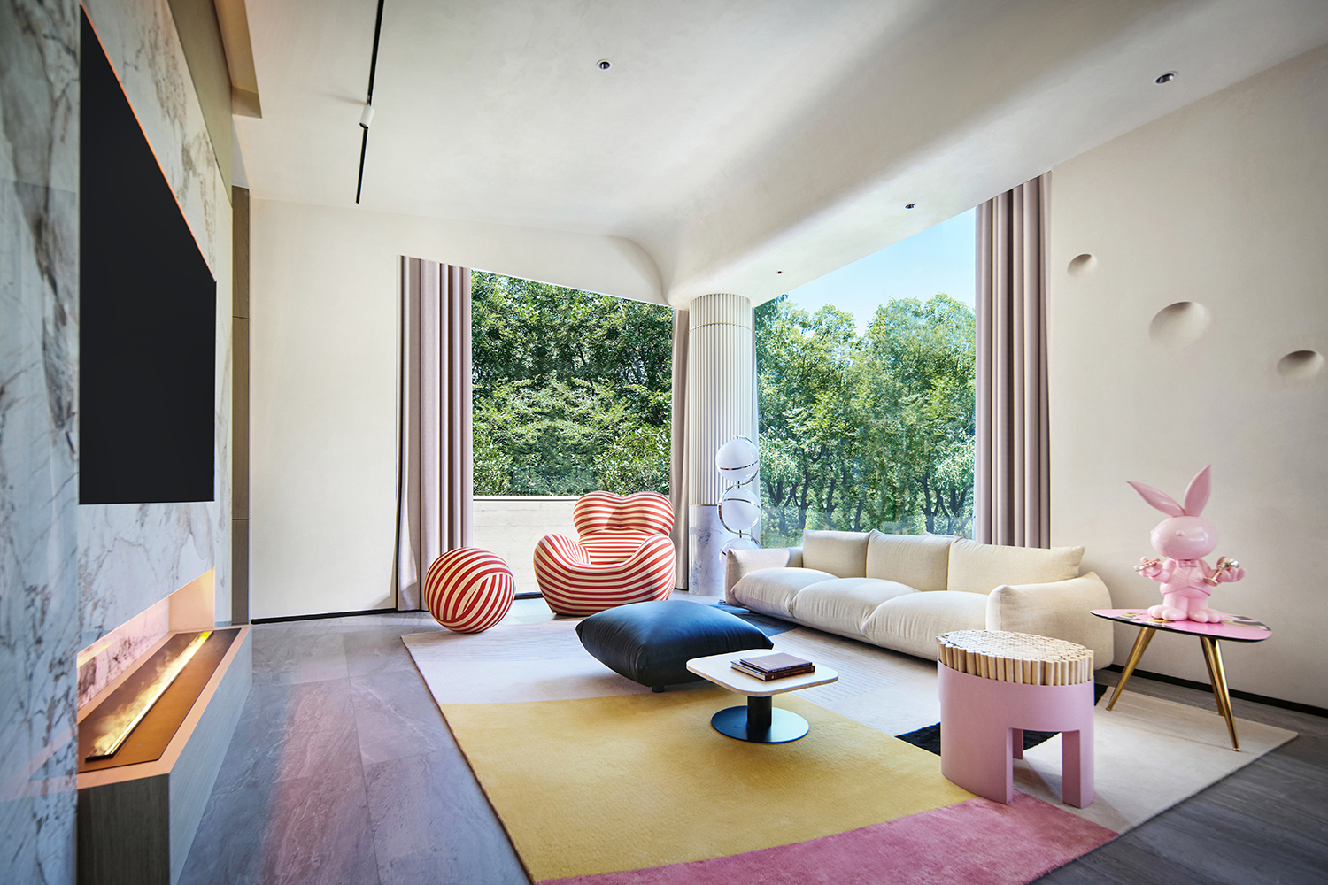 余颢凌新作｜成都麓湖 330㎡ 大平层，书写温润与优雅-108