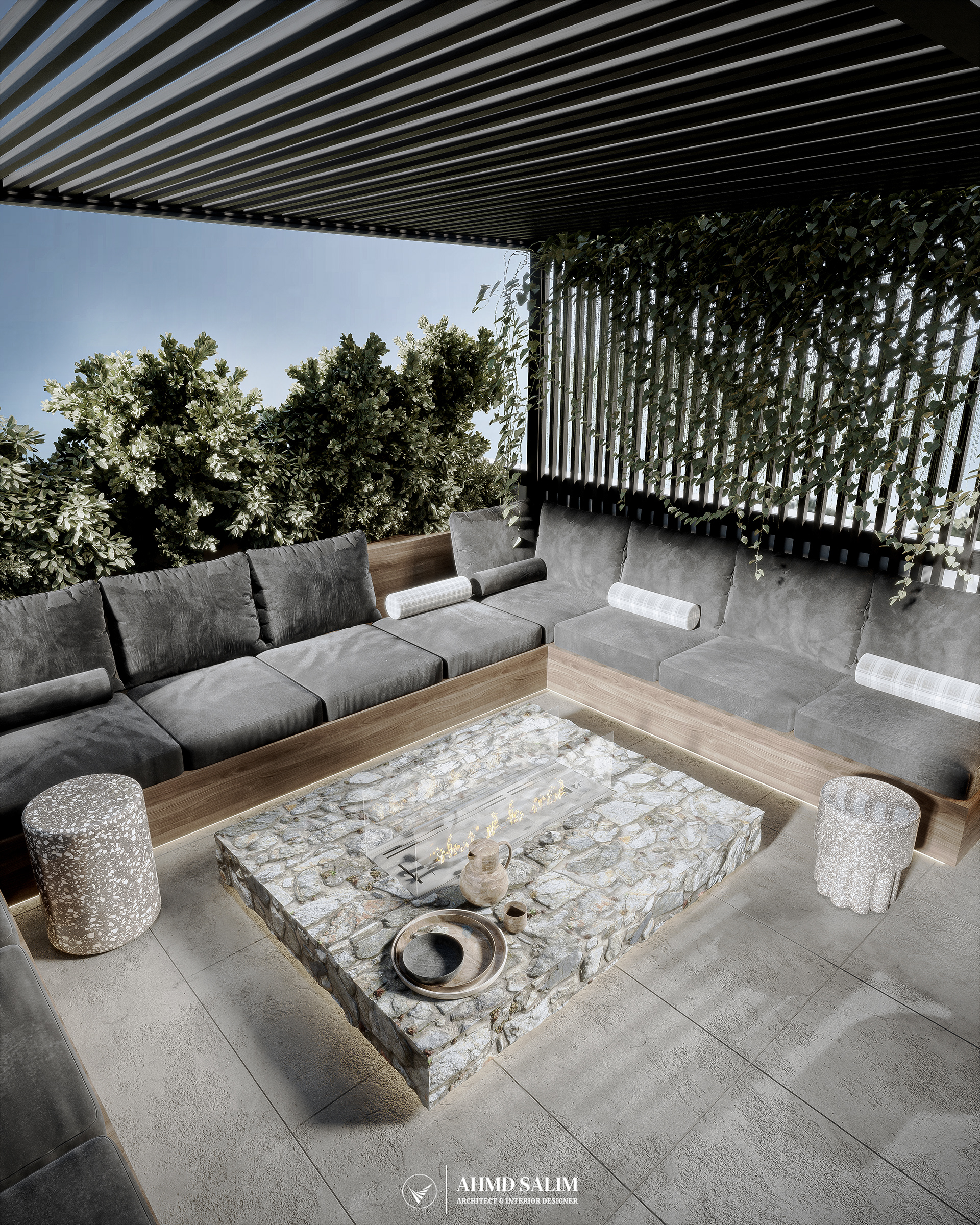 屋顶和地面户外丨mohamedelhussienidesigns-14