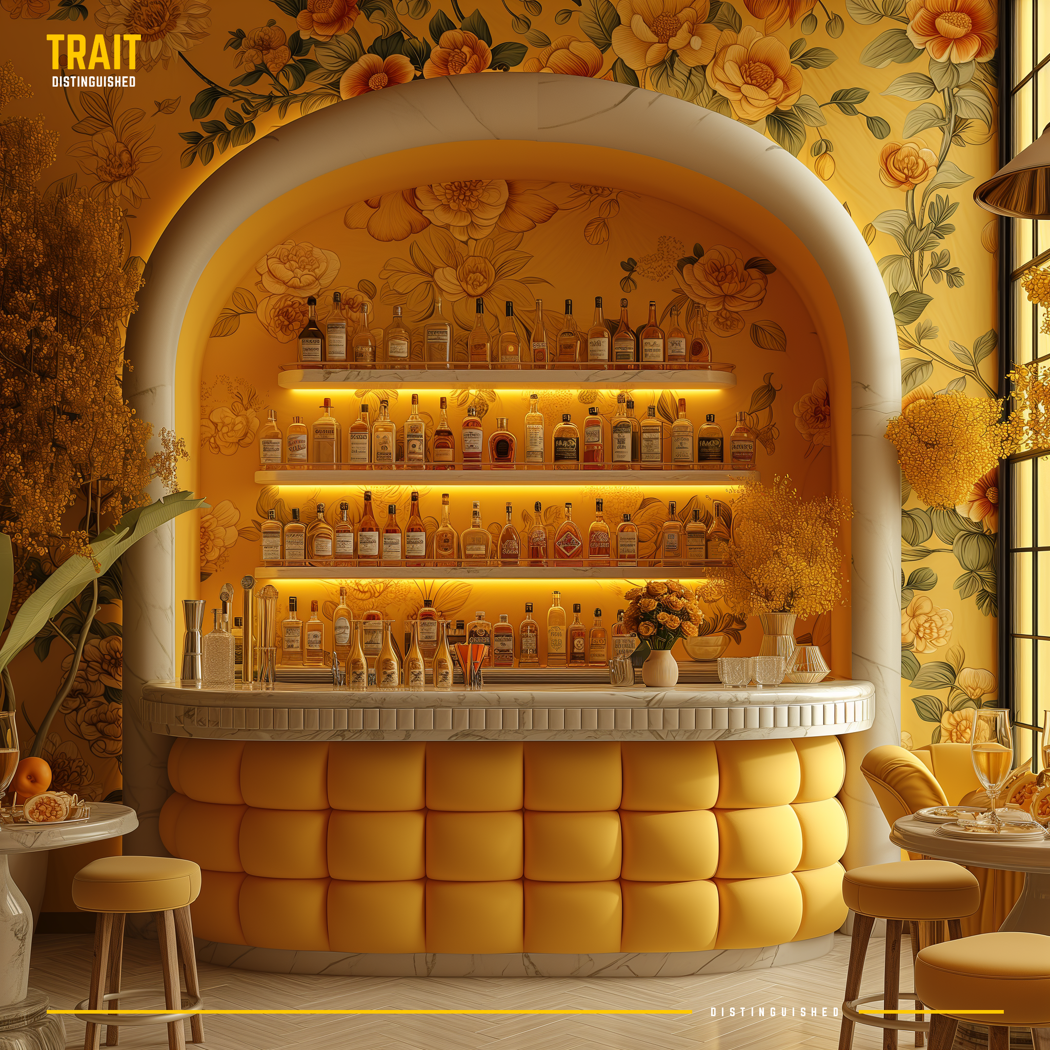 Yellow Pop-Up stores :: Midjourney-0