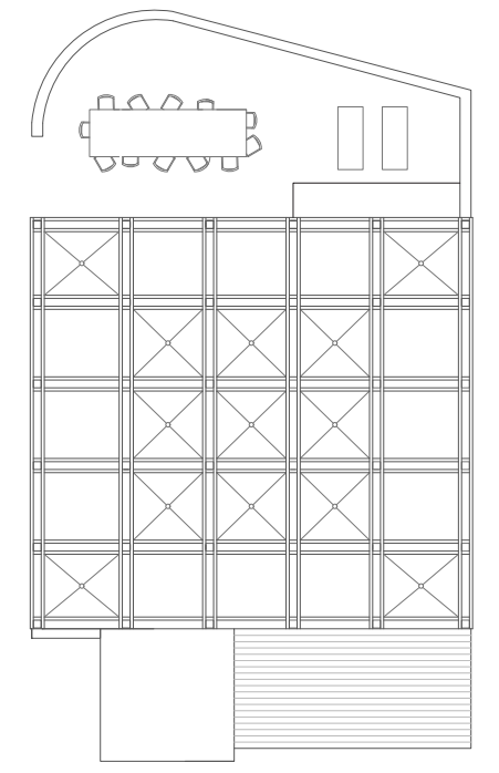 流体建筑；流动式建筑（注：两个翻译在不同语境下都较合适，若仅选一个最常见的，可优先选流体建筑 ） 丨3名学生团队-82