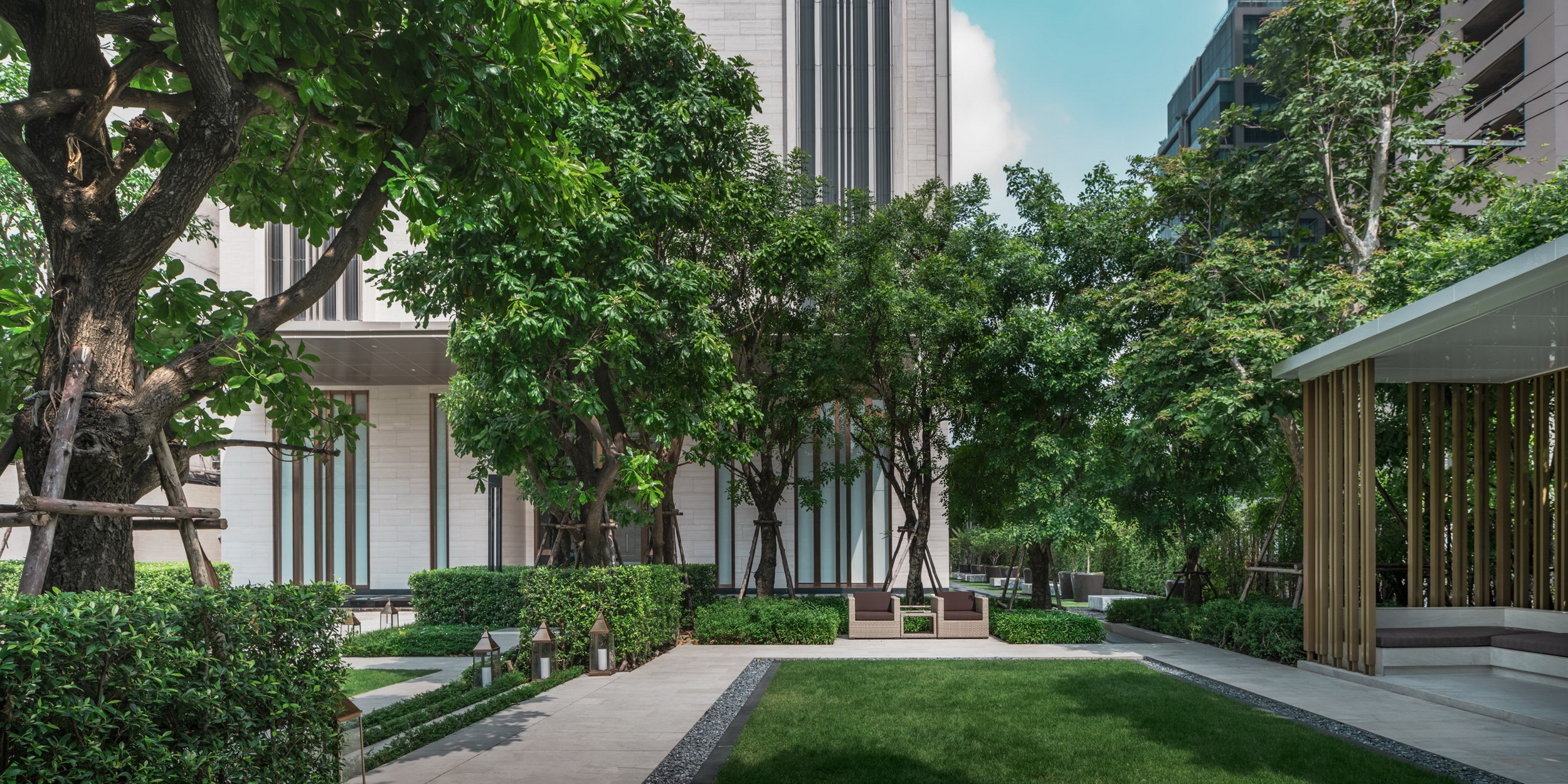 曼谷 ESSE ASOKE 公寓，现代景观建筑典范-14