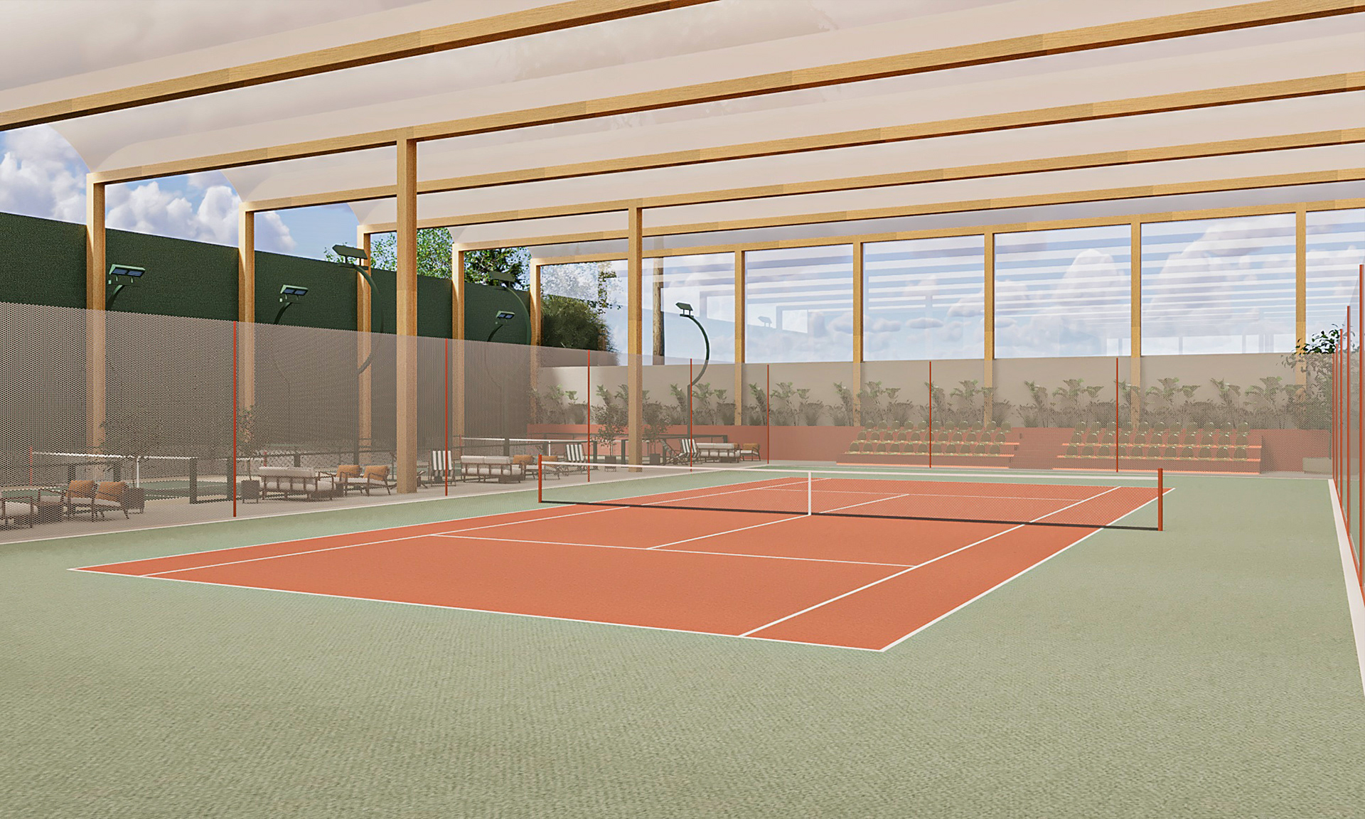 Padel, Tennis and Pickleball Court-29