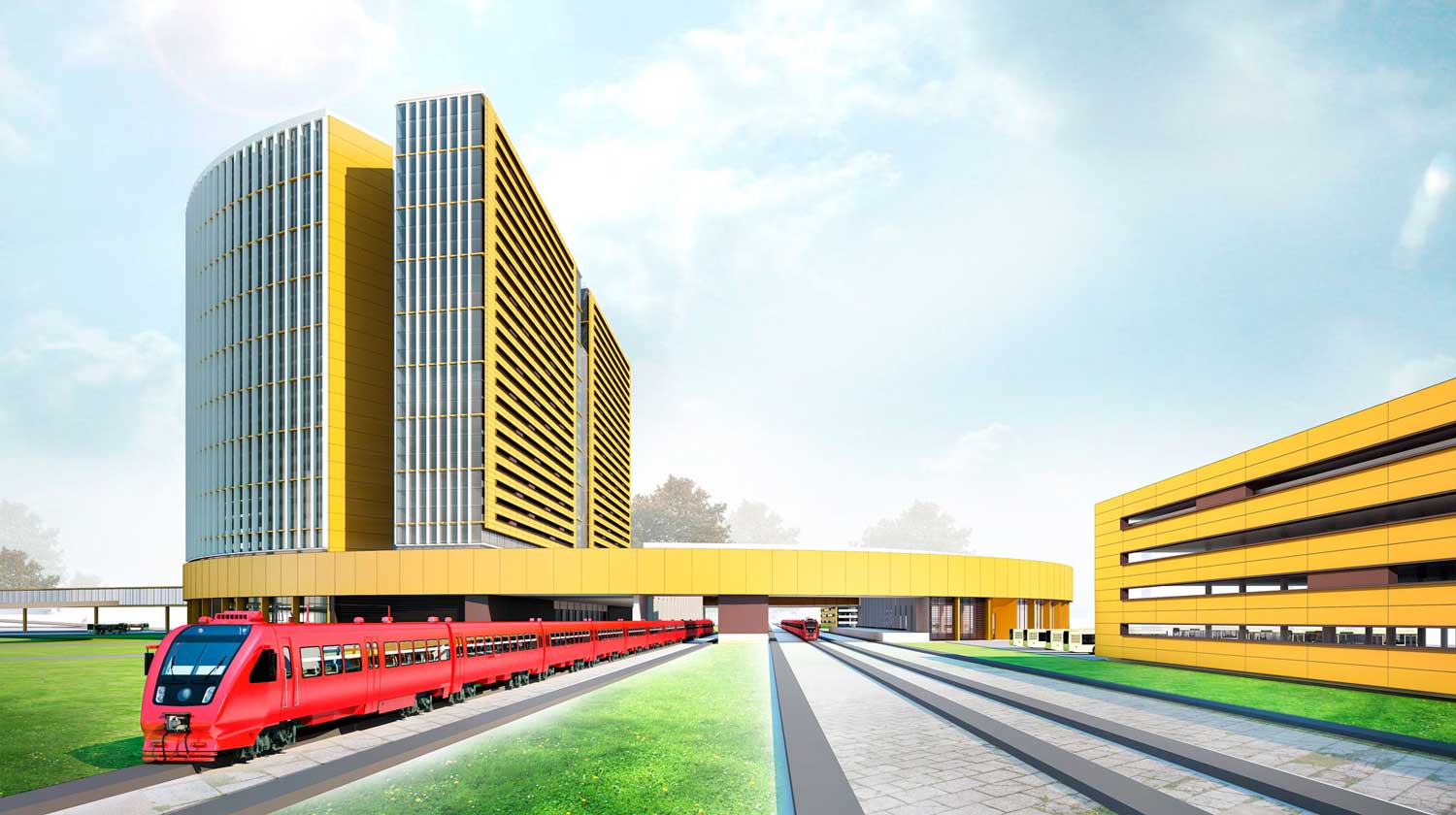 Transport and transfer hub Khimki-2 (competition winner) | Studio-TA-16