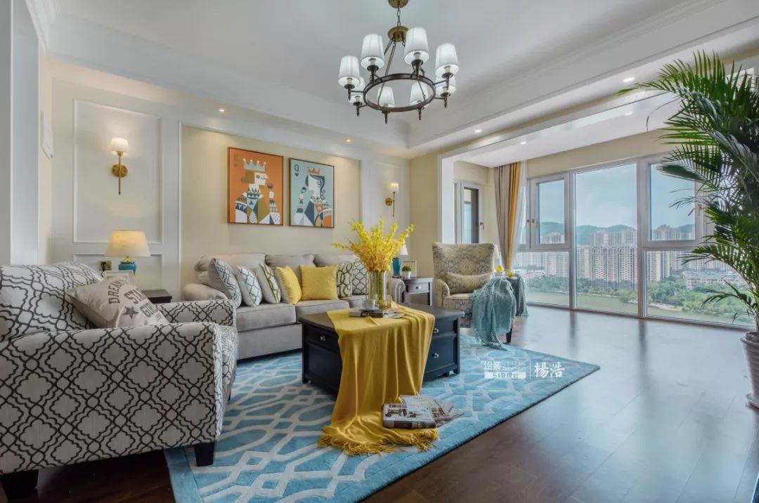 160㎡现代美式|坐拥梅溪湖畔，景入人心，一眼万年-20