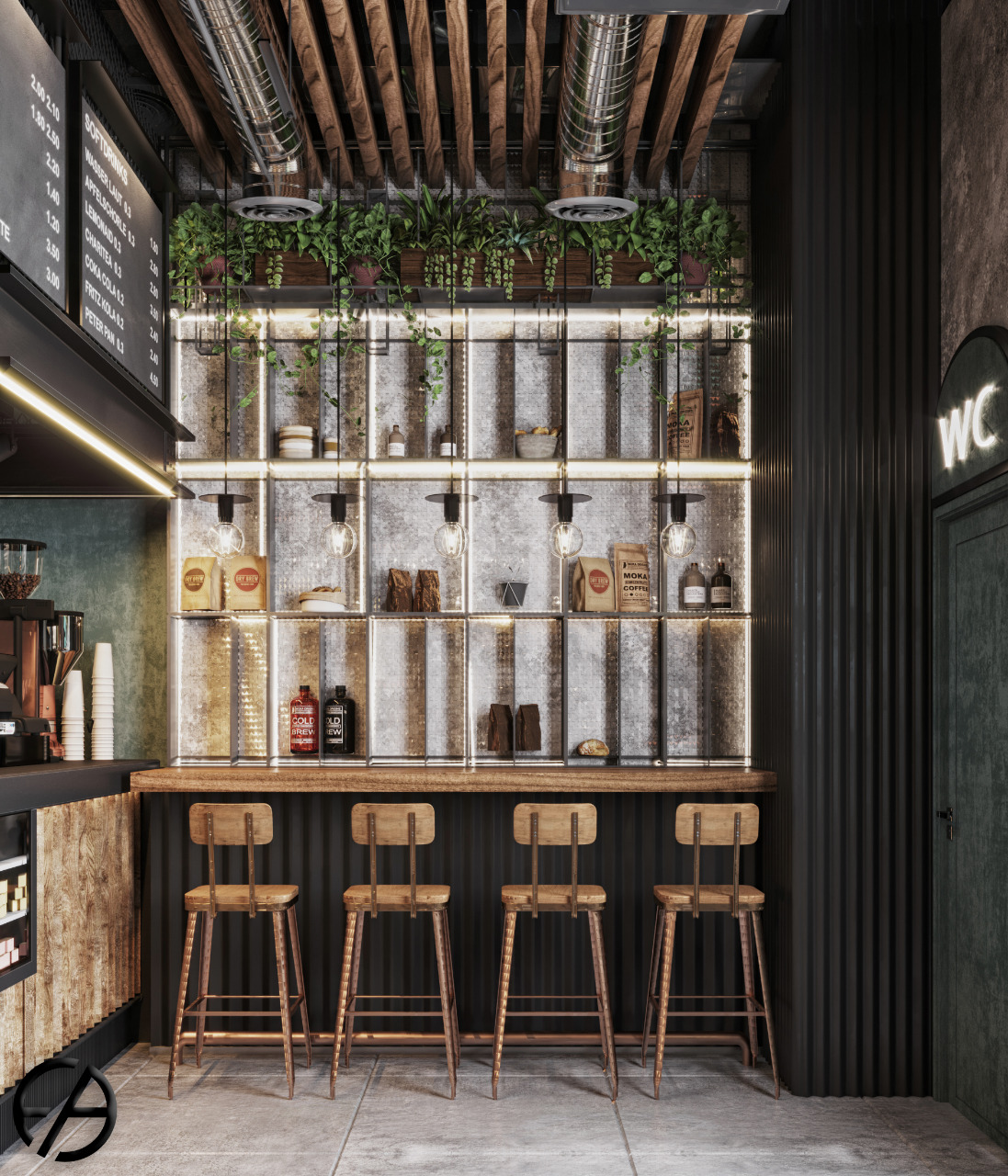 INDUSTRIAL COFFEE SHOP-4