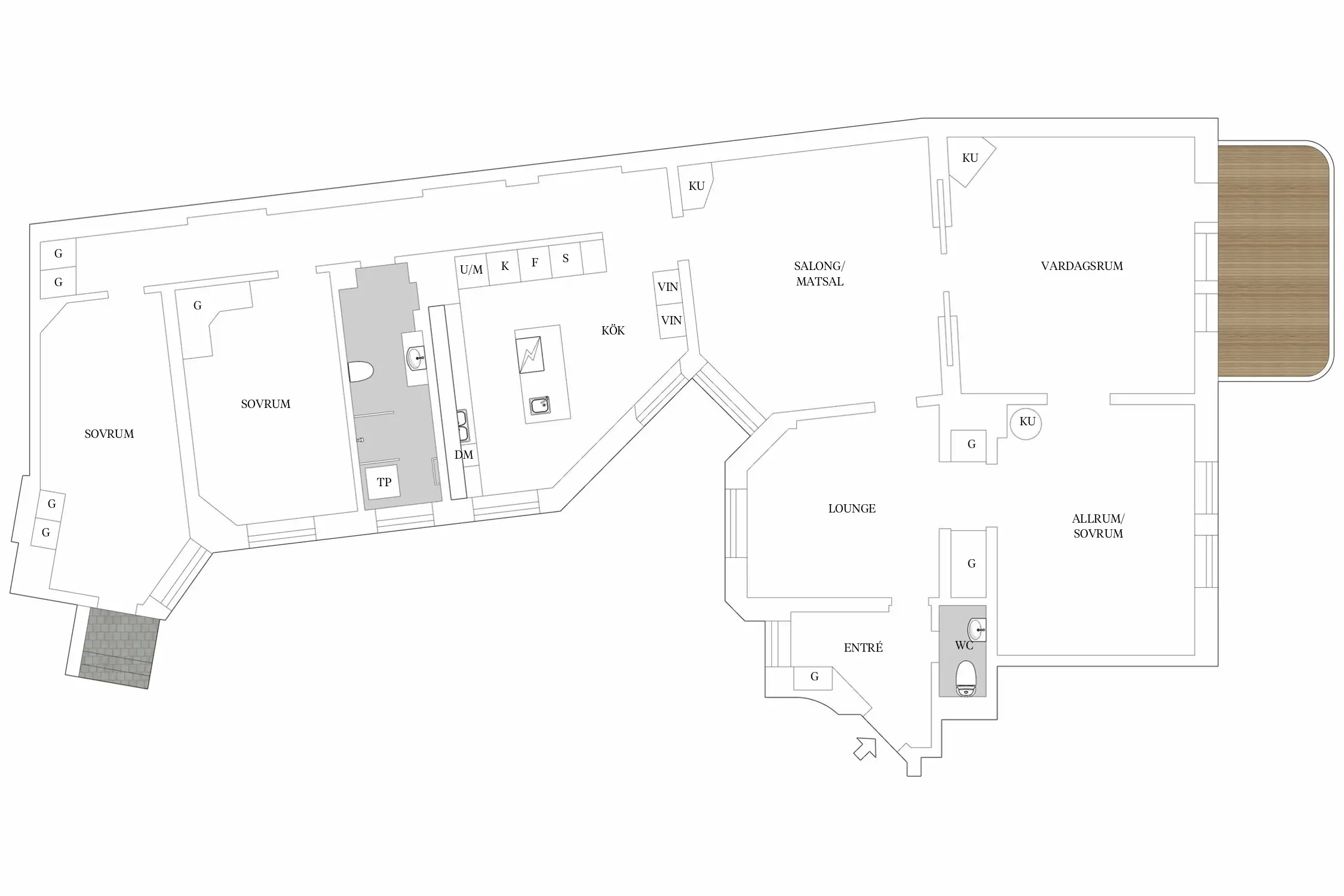 瑞典冬日温馨公寓设计-22