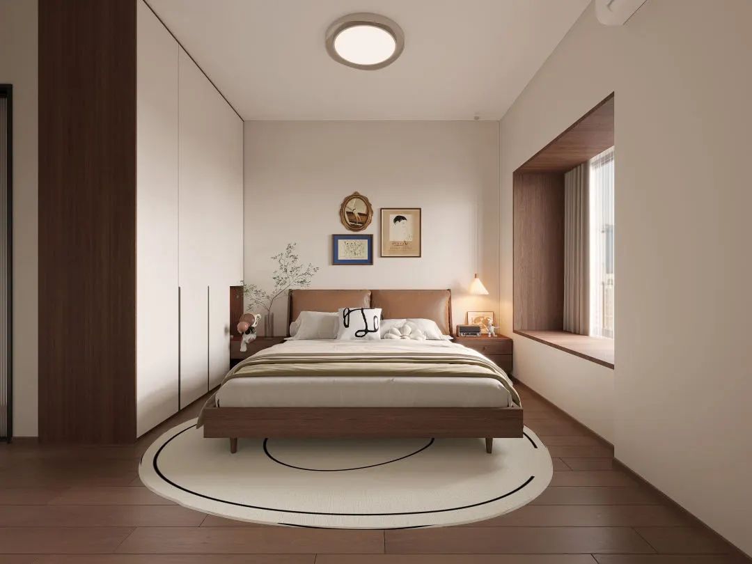 中梁星海印 130㎡中古风三房设计丨中国泉州丨华浔品味装饰福建总部-18