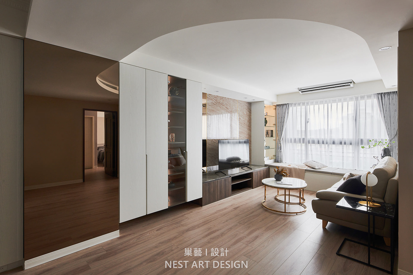 桃園龍潭輕奢華古典住宅設計丨演拓空間設計-17