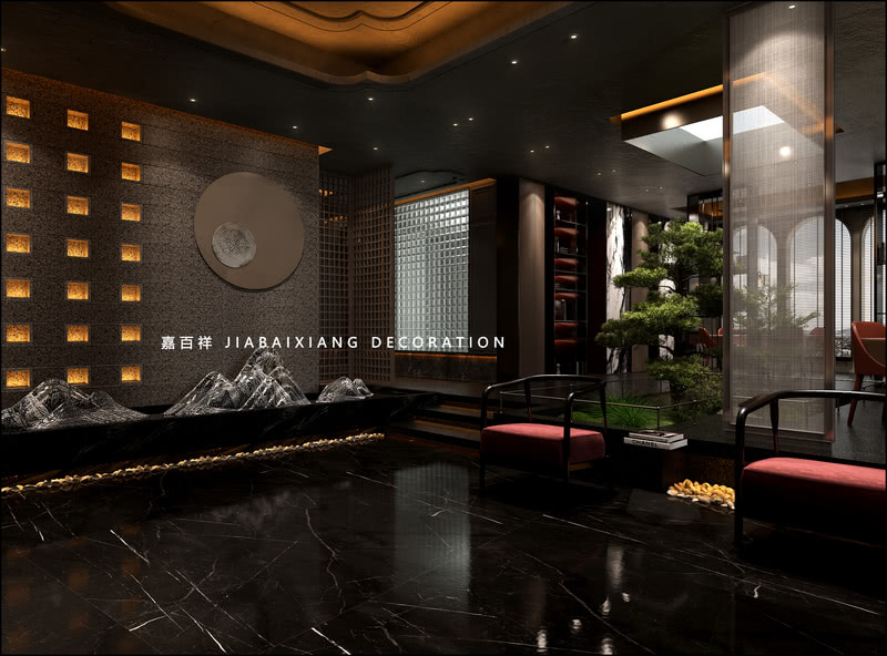 贵州茅台镇凡酝时尚餐厅设计-7