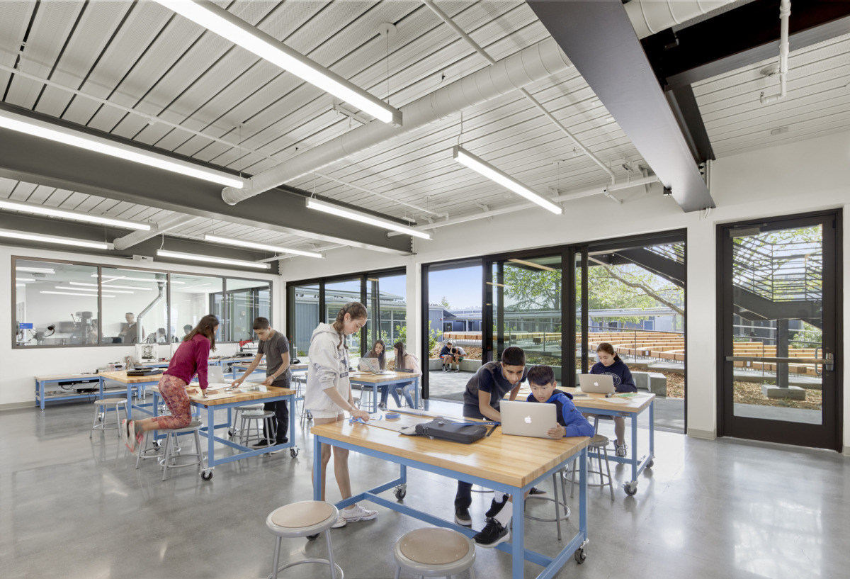 马克·戴学校——学习共享区和行政增建部分-8