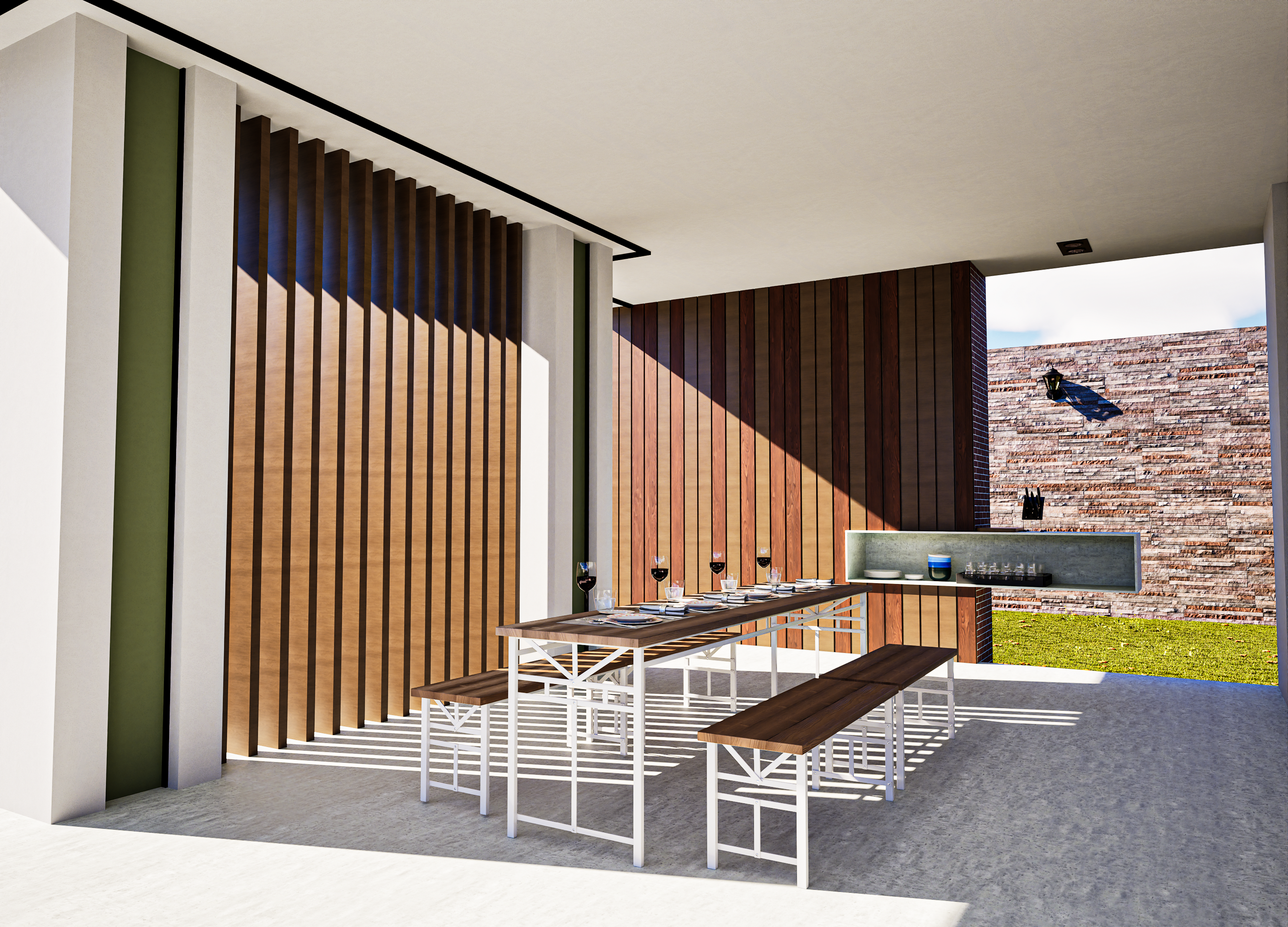 Modern Villa – Exterior & Landscape Visualization-22