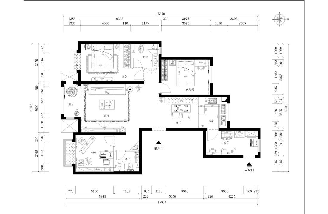 假日阳光——温馨简约家居设计-0