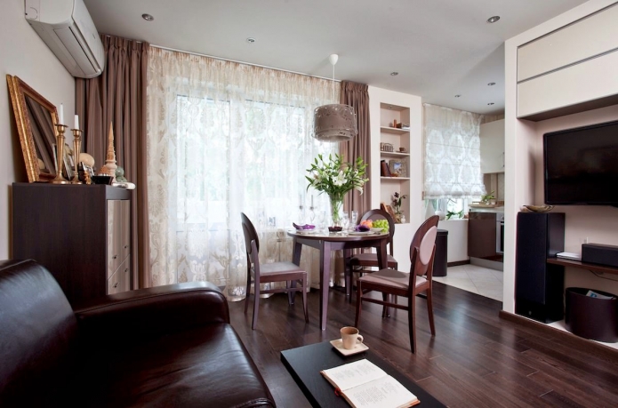 33平方米单身公寓（一室户赫鲁晓夫楼）设计案例丨俄罗斯莫斯科-2