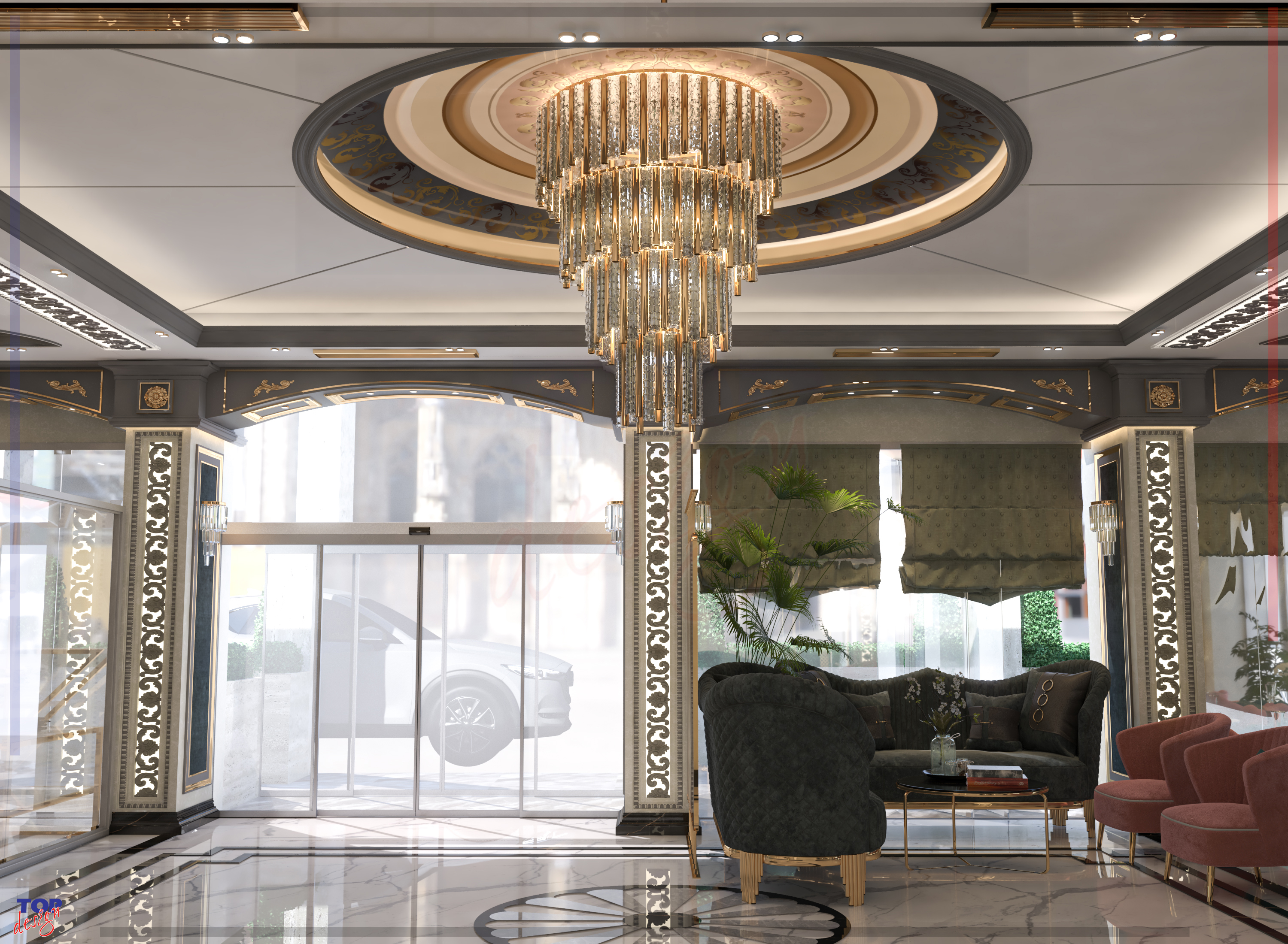 酒店入口和咖啡馆二期丨Top Design Office-7