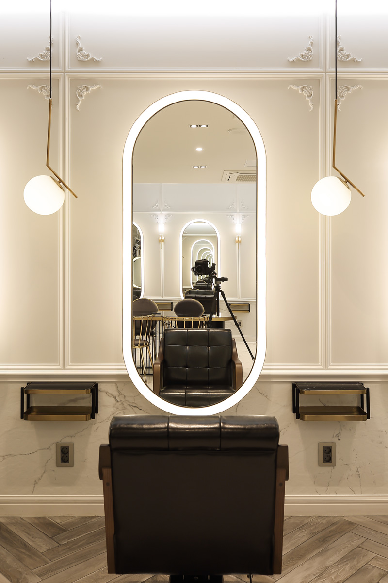 现代简约 36 平美容室设计 打造金色与白色的精致空间-16