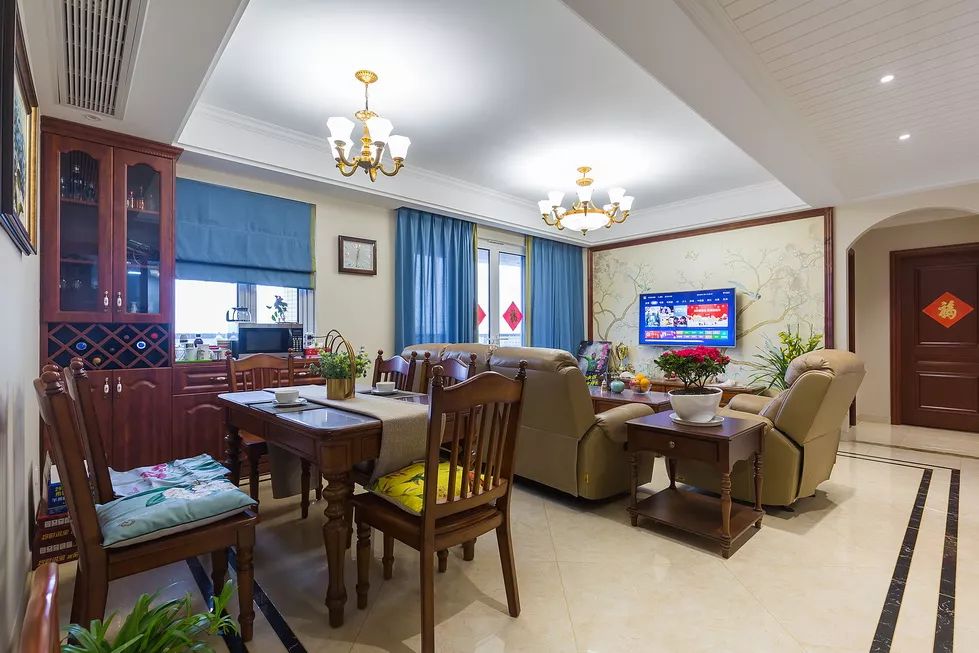 月亮湾沁园·美式乡村风格装修设计-27