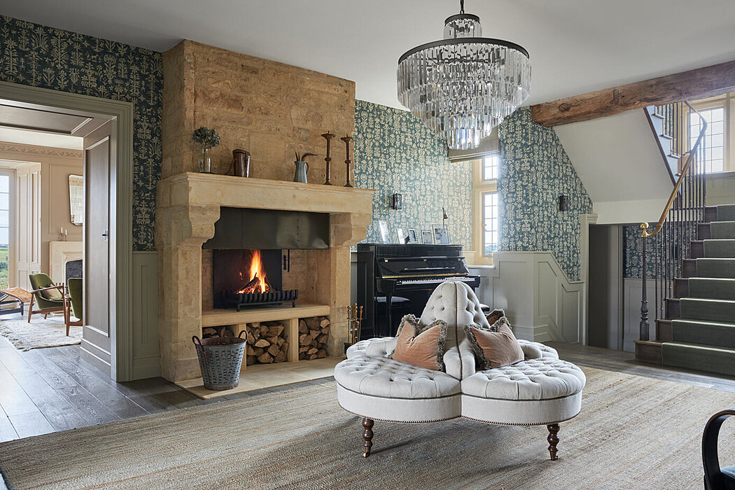 科茨沃尔德农舍丨英国牛津丨Stephen Fletcher Architects-5