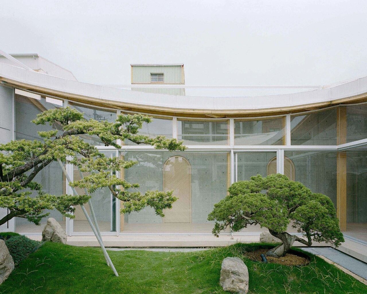 旋转45°的曲面巨型木屋顶丨中国云林县丨CTAA Architects Lab-16