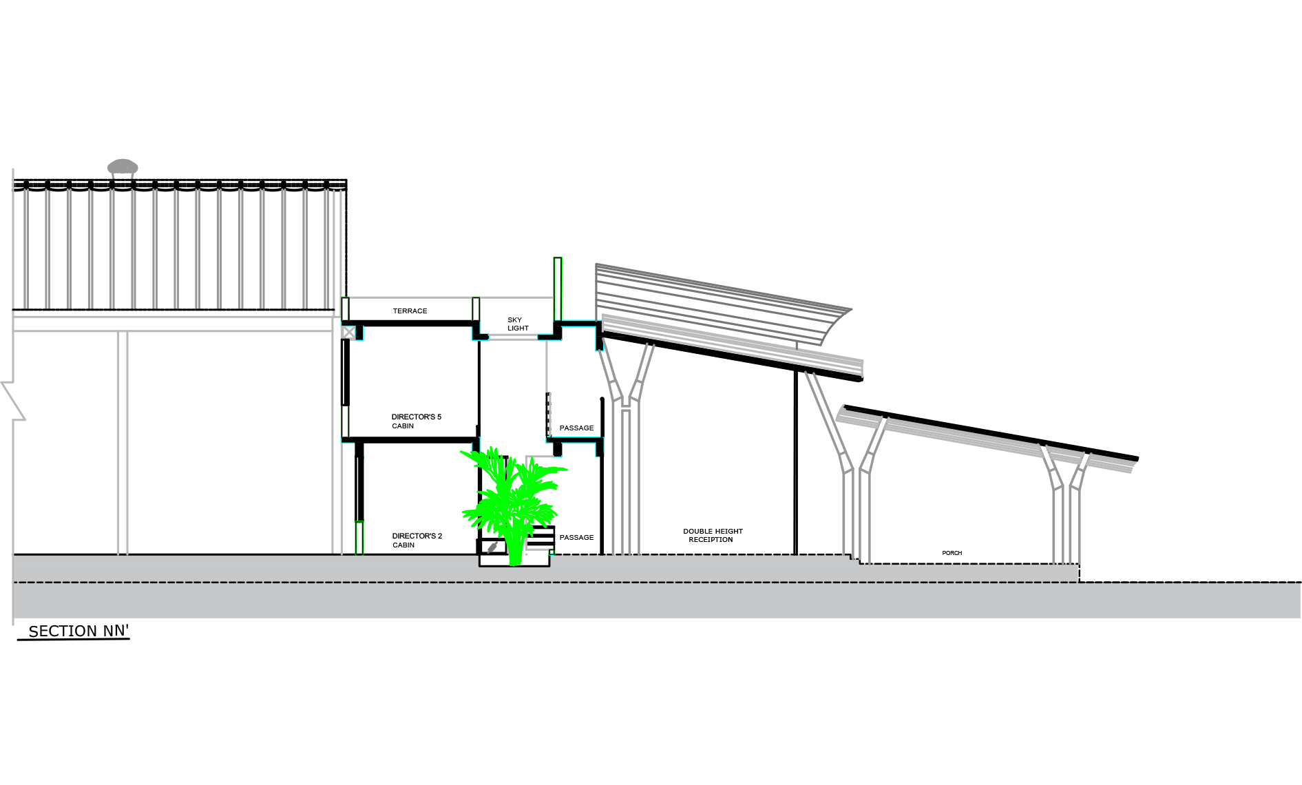 波浪形屋顶的纺织印刷机械制造商总部-32