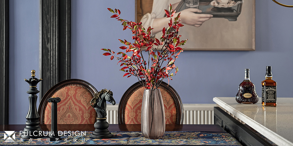 沉醉下的斑斓 · 美式风格三口之家的精彩设计丨支点设计-0