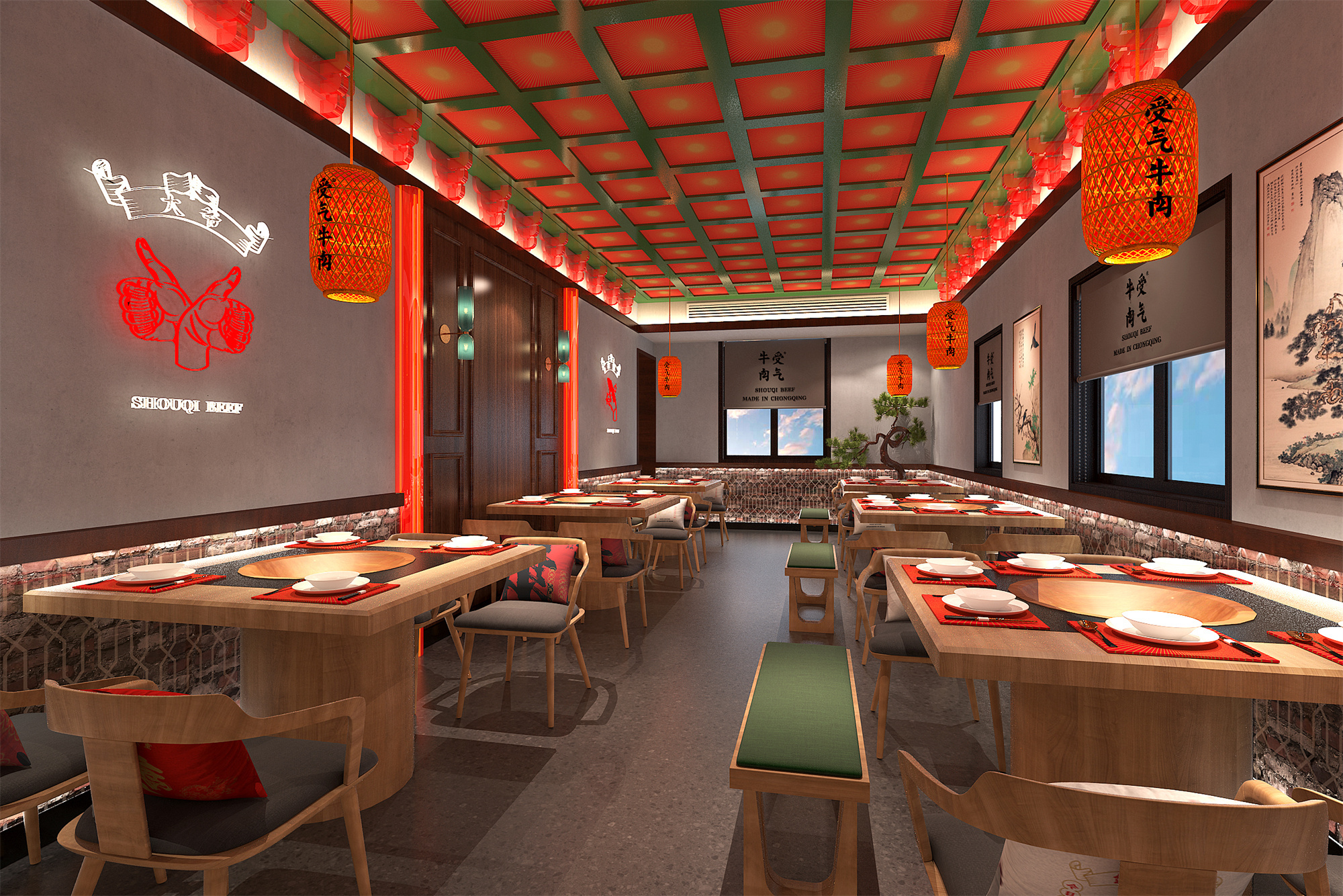 受气牛肉丨中国重庆丨派派全案设计公司-6