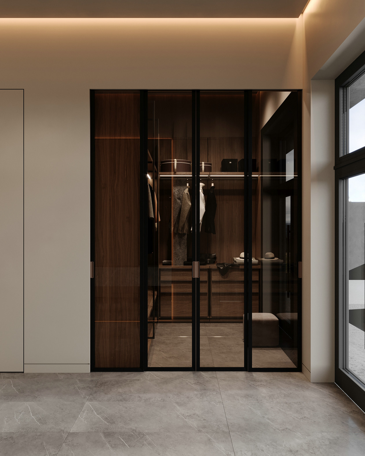 原木与灰色 打造出家居时尚美学-1