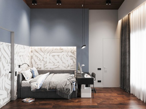 森林岛小区住宅室内设计丨俄罗斯车里雅宾斯克丨文本未提及-35